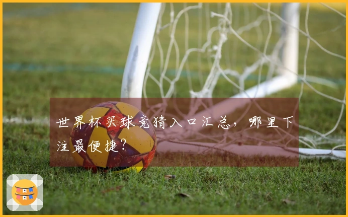 世界杯买球竞猜入口汇总，哪里下注最便捷？